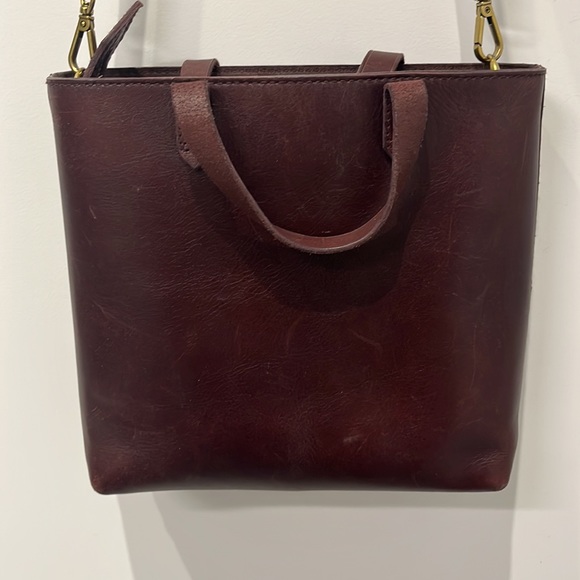 Madewell Maroon Zip-Top Transport Crossbody - Picture 2 of 4